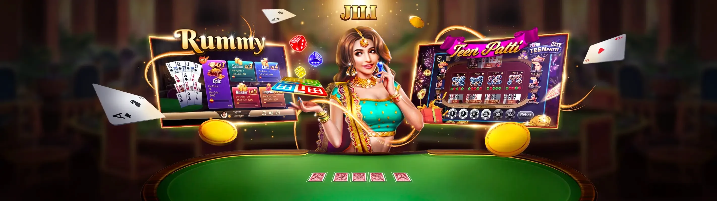 Bàn chơi Tài Xỉu 789club với xúc xắc và giao diện hiện đại
